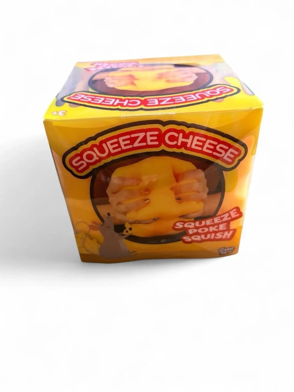 Giggle Zone Squeeze Cheese Squishy Sensory Toy